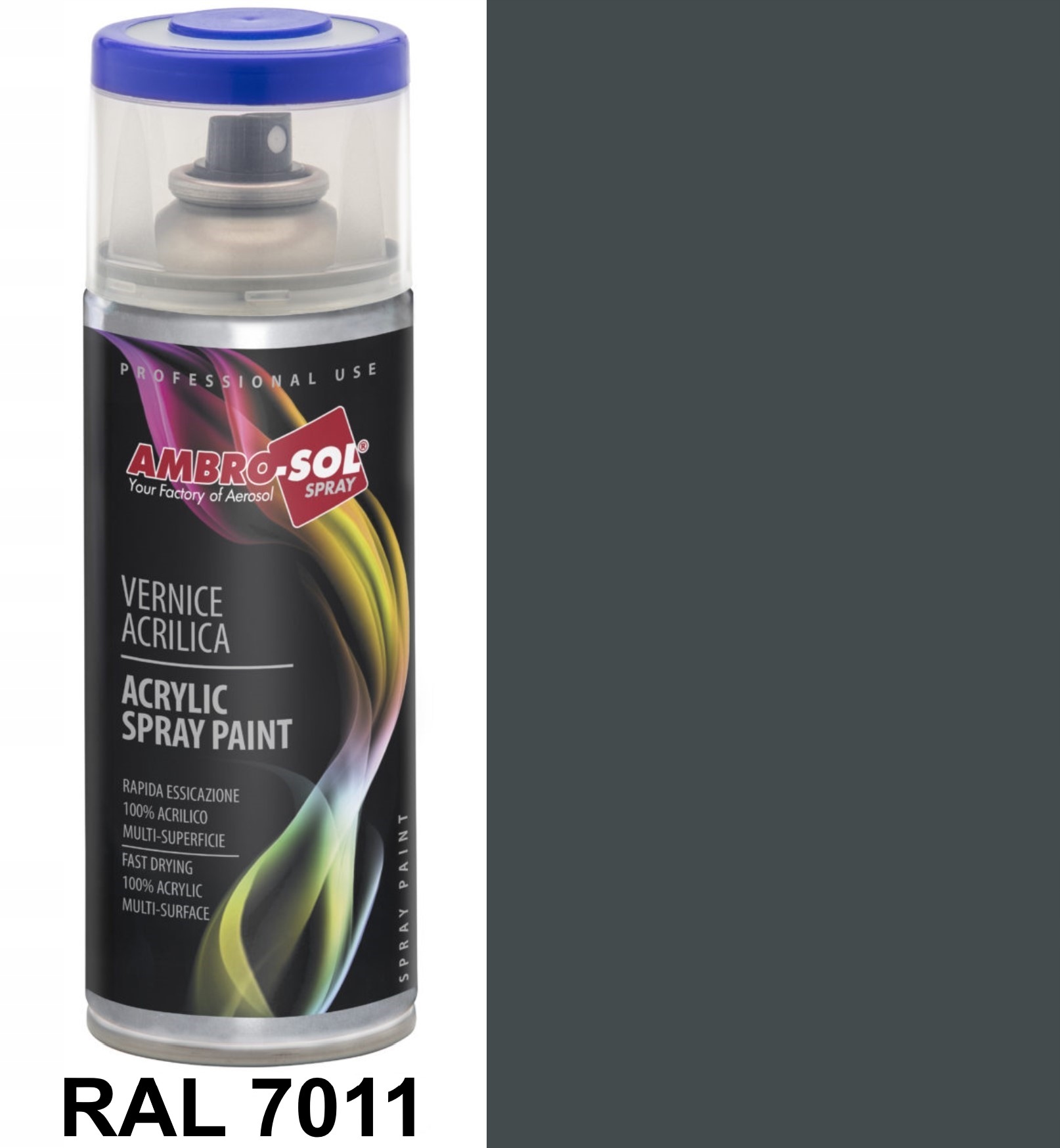 

7011 Ral Lakier Akrylowy Farba Spray Ambrosol