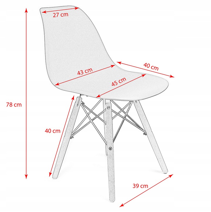Stalas + 6 skandinaviškos kėdės, modernus komplektas.Stalo ilgis 120 cm