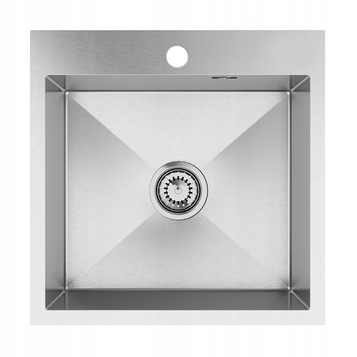 Oceľový Drez Jednokomorový, Chróm, Sifón BARI48