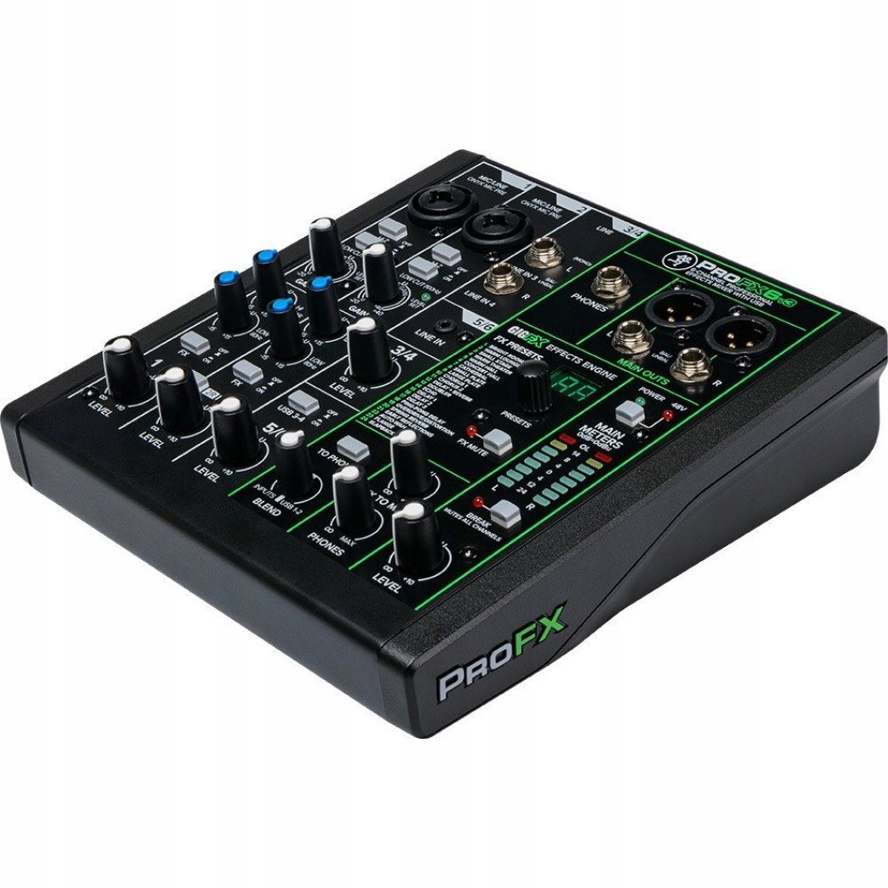Mackie ProFX6v3 Analógový mixér s Usb rozhraním