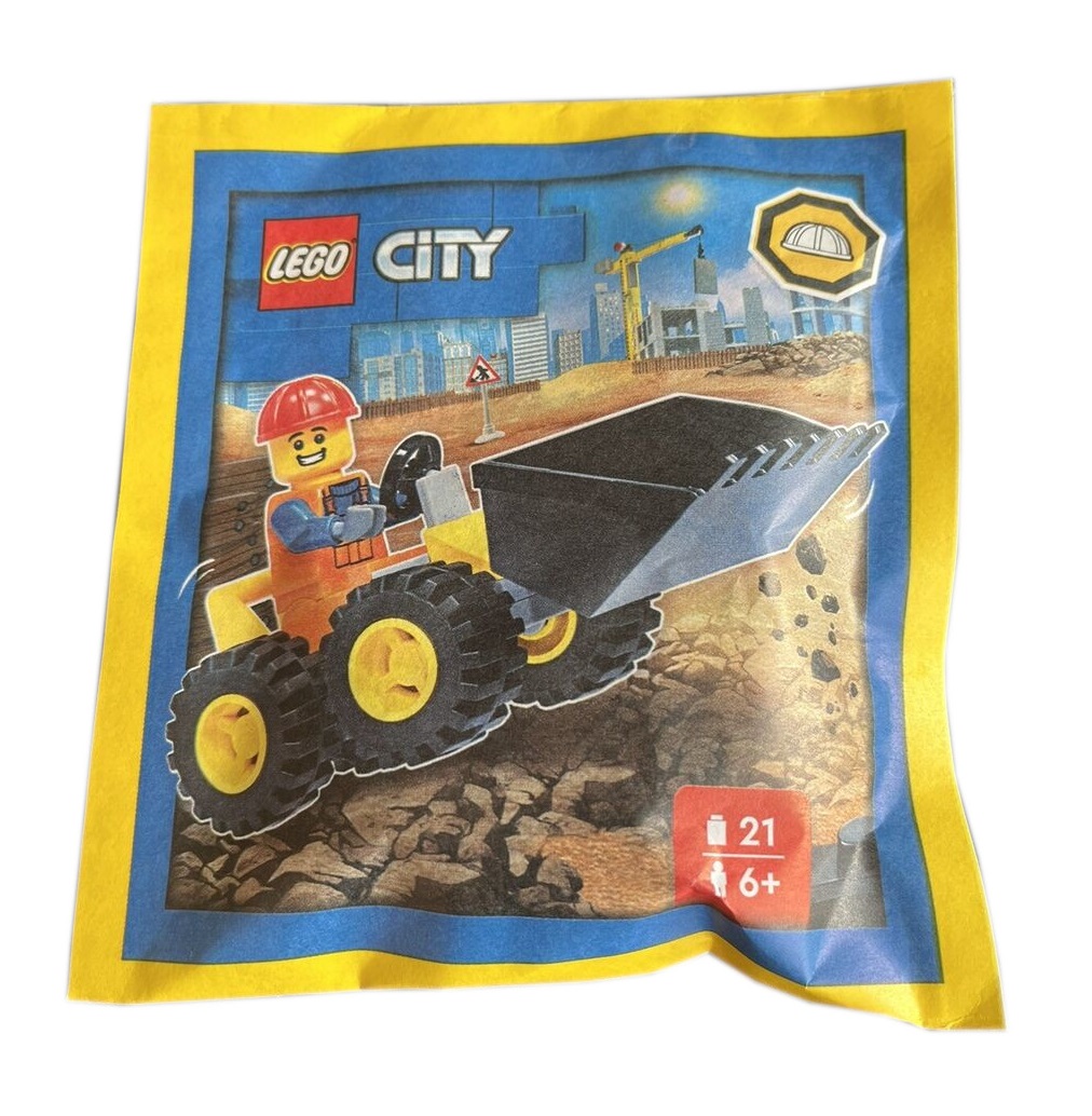Zestaw Lego City Minifigure Polybag Builder with Digger #952310