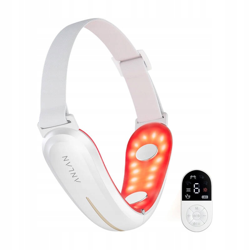 Masażer Twarzy Ems Led Podgrzewanie Anlan 01 AVLY41 02A 36 Diod 9 Poziomów