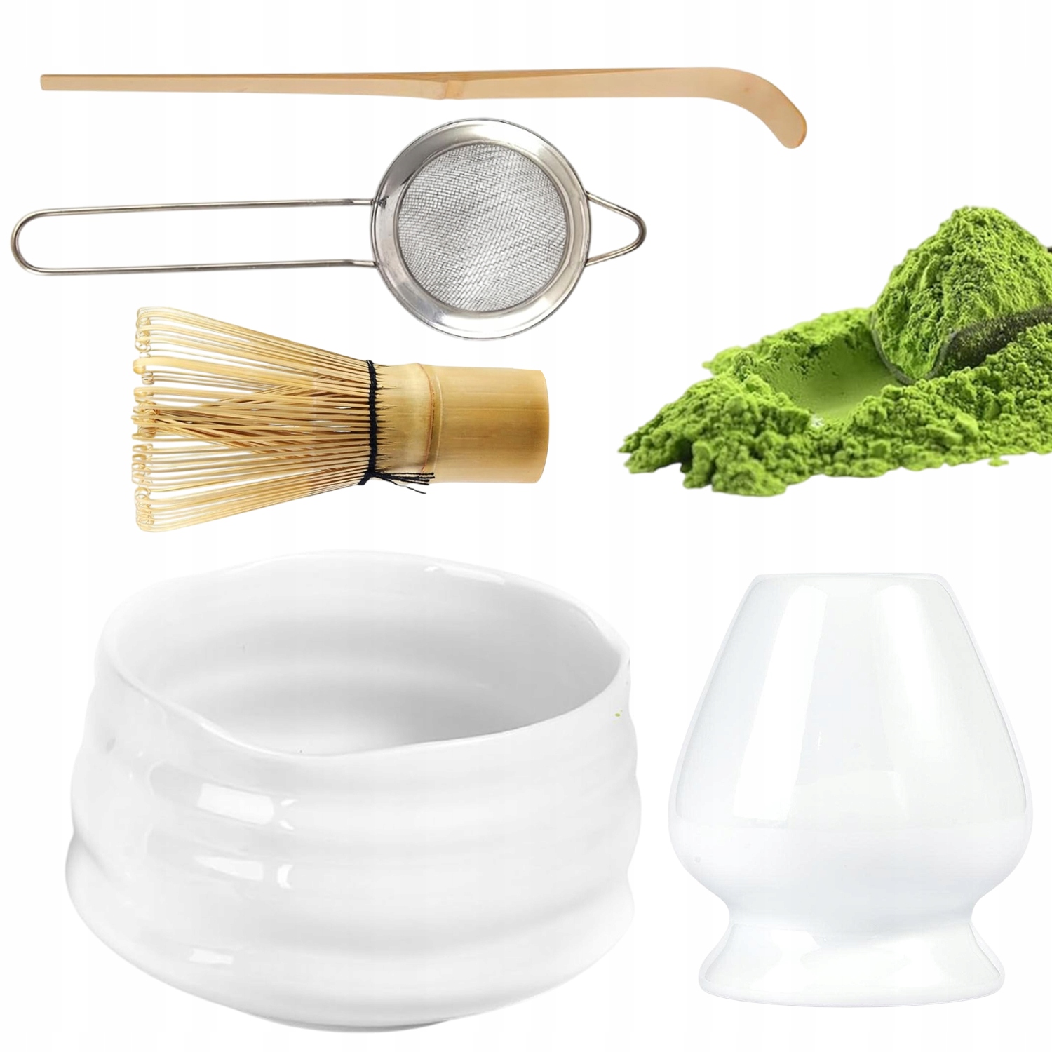 Levně Sada Nářadí Matcha Bambusová Sada Čajový Obřad Dárek