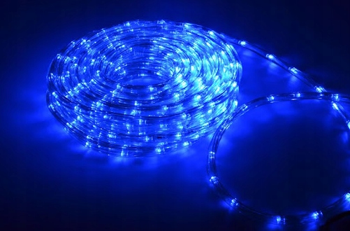 WĄŻ ŚWIETLNY 480 LAMPKI CHOINKOWE NIEBIESKI 20M Marka Led