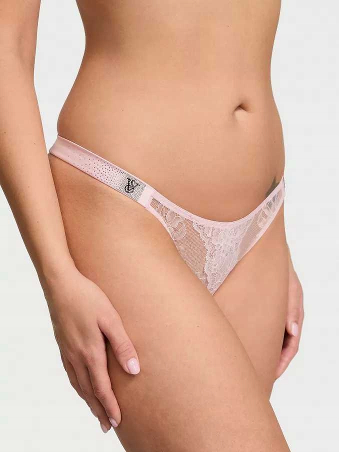 Victoria's Secret dámské otevřené krajkové,provokativní brazilky s kamínky