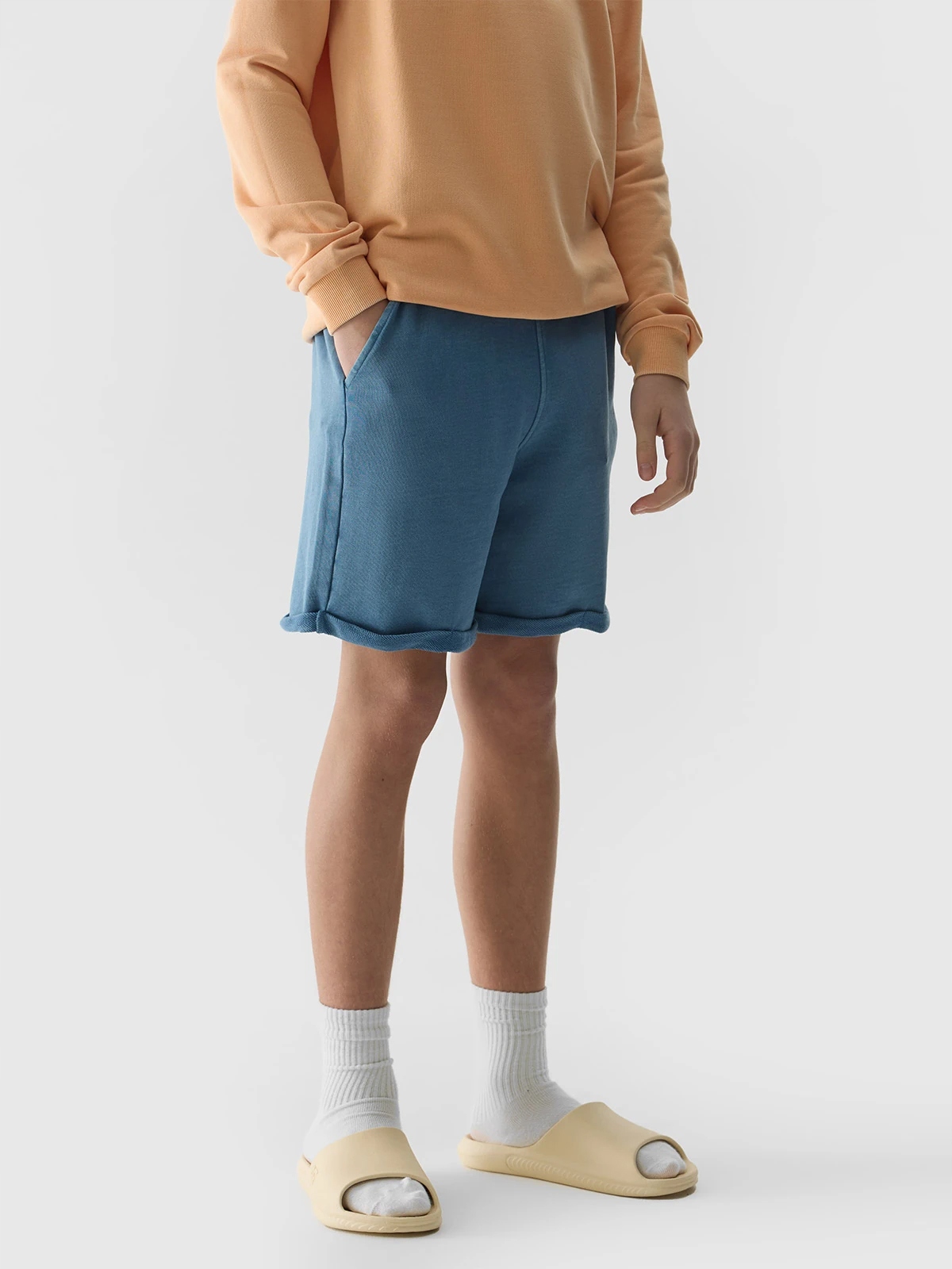 4F SPODENKI DRESOWE CHŁOPIĘCE DZIECIĘCE JUNIOR SS24 Kod producenta 4FJWSS24TSHOM279-32S-134