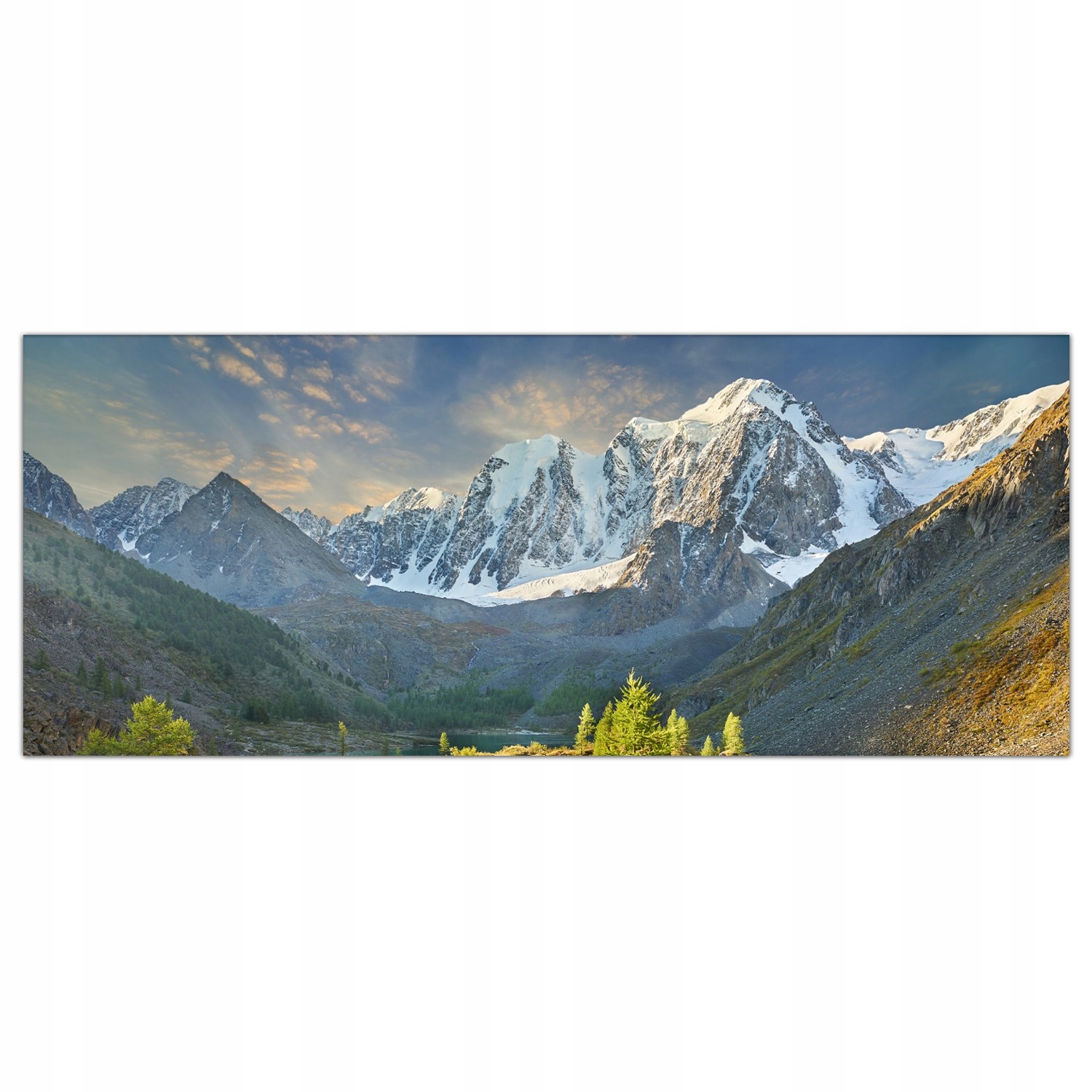 

Hartowany Obraz Szklany Syberia Rosja Góry 125x50