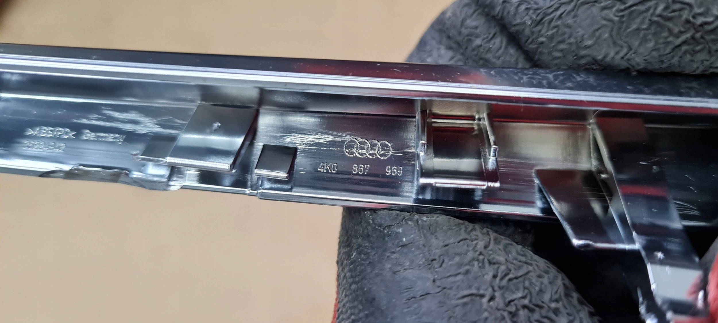 A6 C8 4K moulding cap BOCZKA door left left rear part 4K0867969
