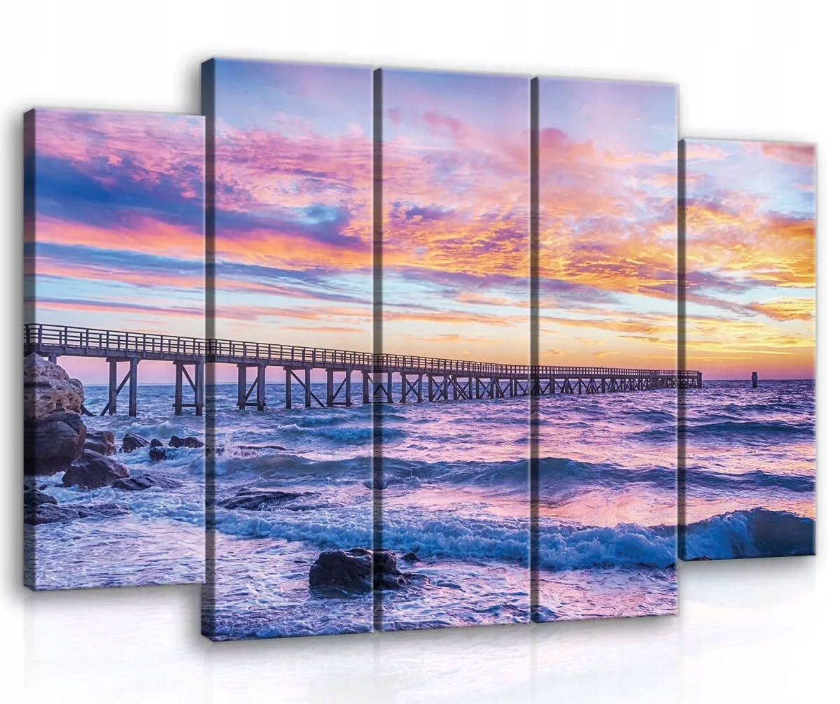 Obraz Na Plátně Canvas 150x100 Moře Oceán Molo