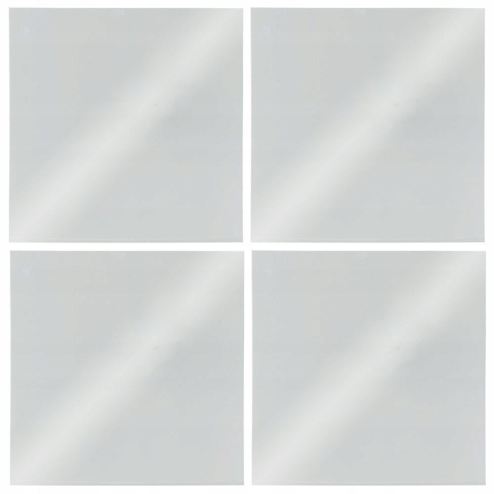 LUSTRO ŚCIENNE - NAKLEJANE LUSTRO ŁAZIENKOWEx4