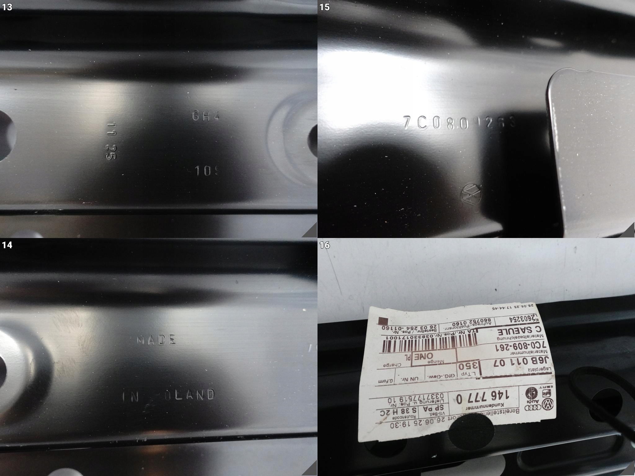 VW CRAFTER E-CRAFTER II 7C0 16- pillar central C RAMA side left