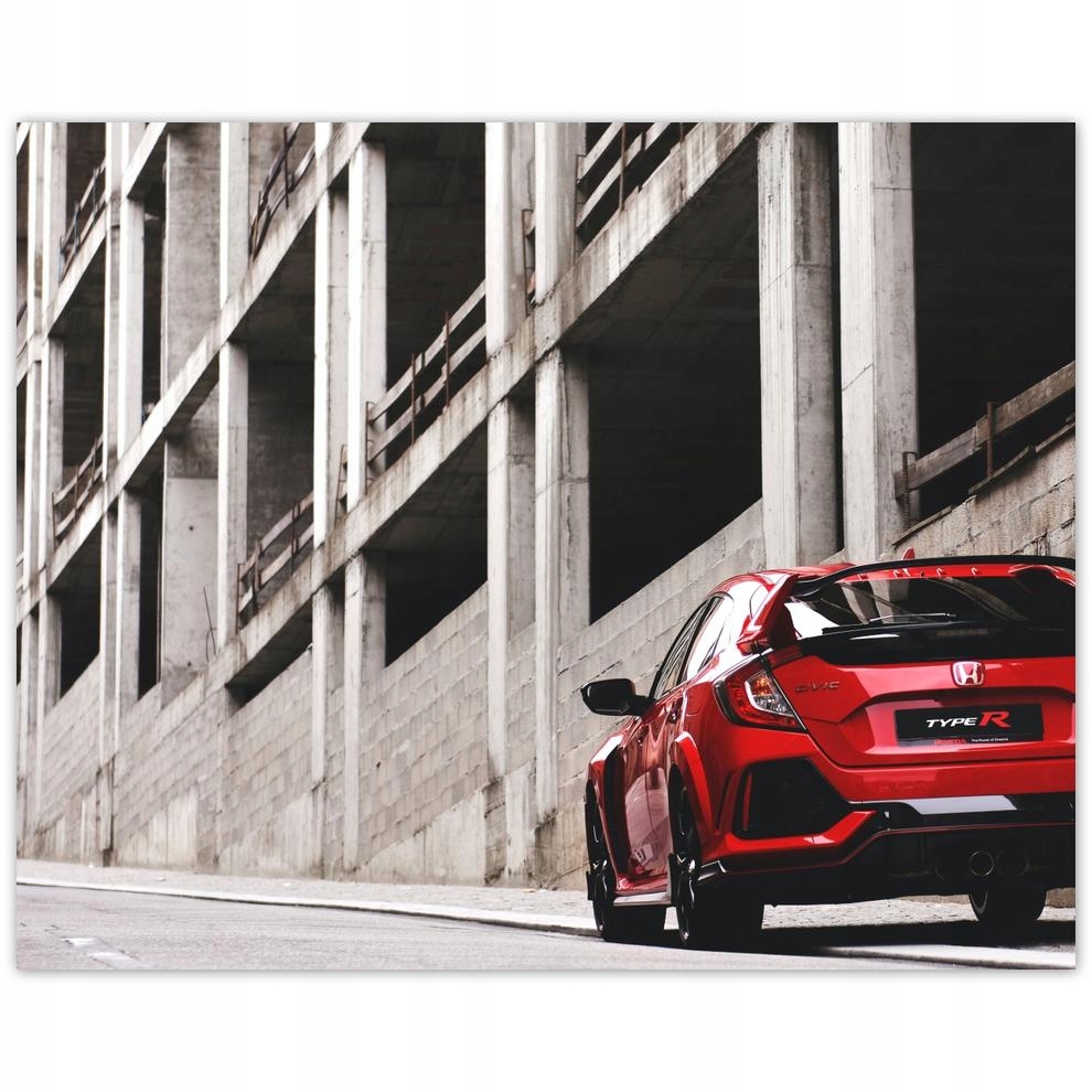 

Plakat 50x40 Honda Civic R-Type Red