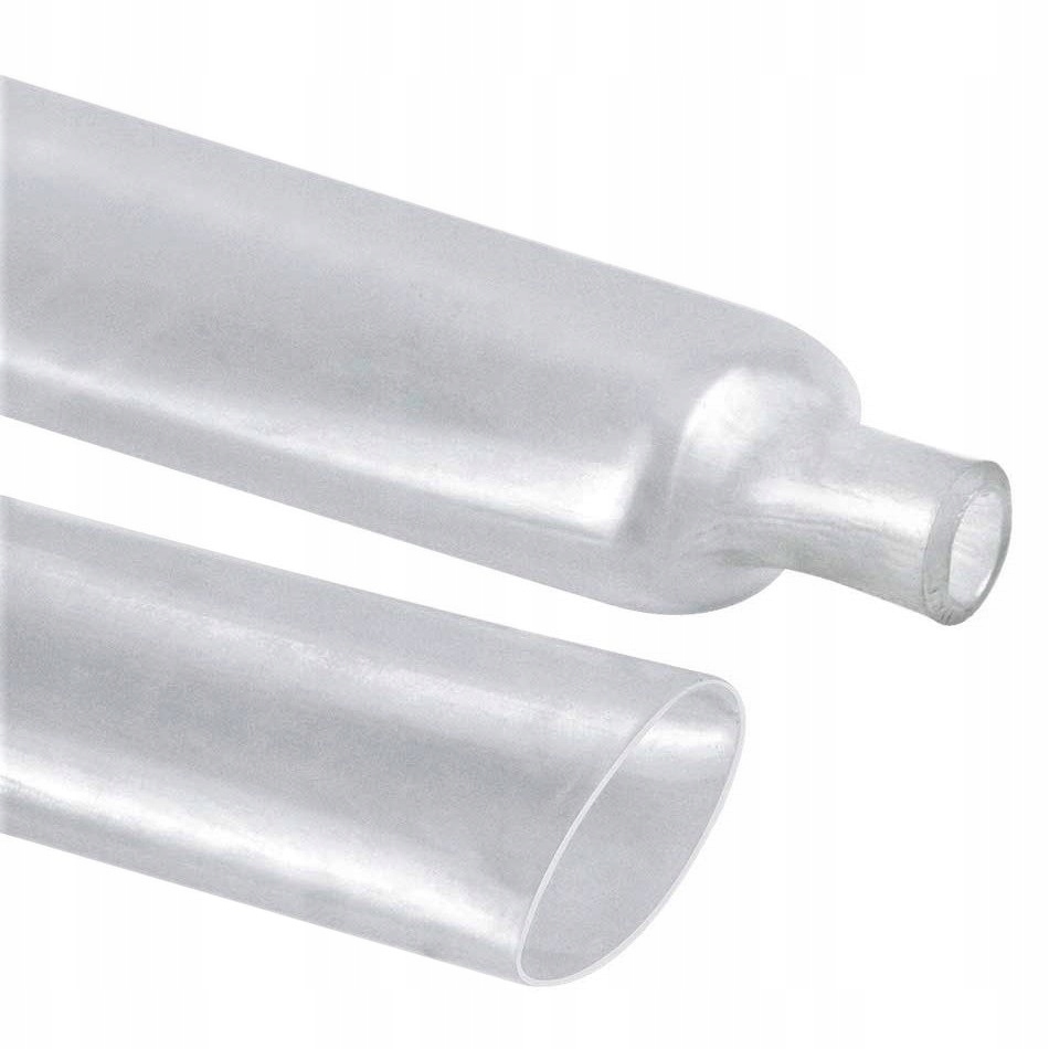 KOSZULKA RURA TERMOKURCZLIWA PRZEZROCZYSTA 2:1 9/4.5mm 1m