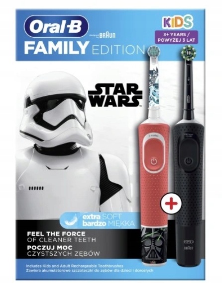 Oral-B Zestaw Family Edition (Vitality Pro Protect X Clean Kids 3...