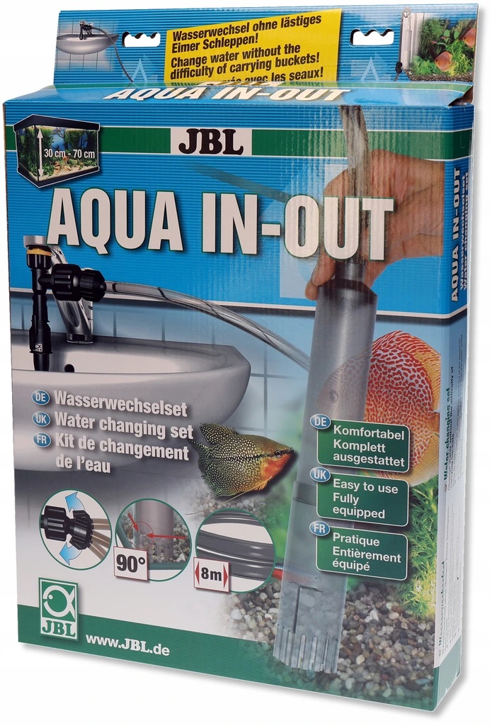 

Jbl Aqua In Out odmulacz pompa wąż Podmiana Wody