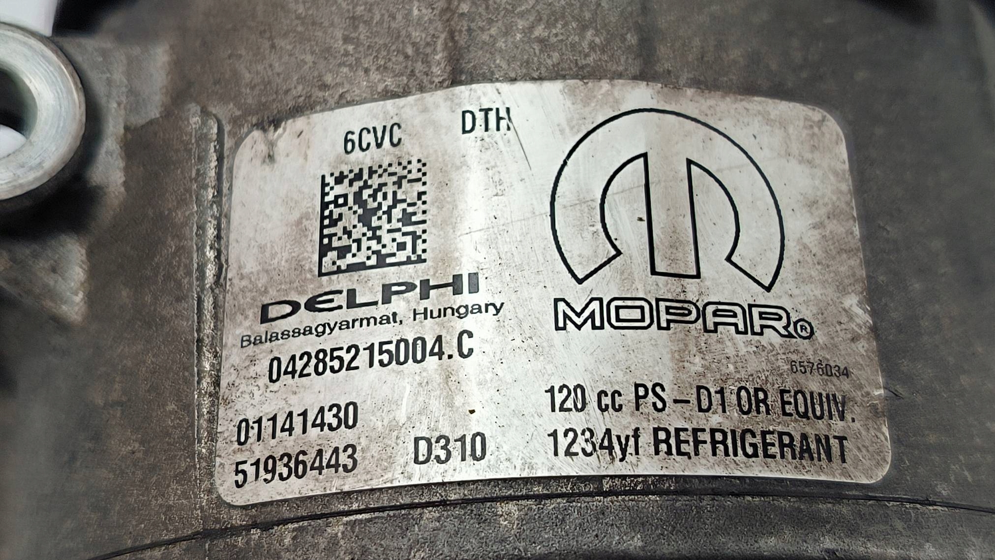 Klimakompressor klimaanlage 01141430 JEEP RENEGADE