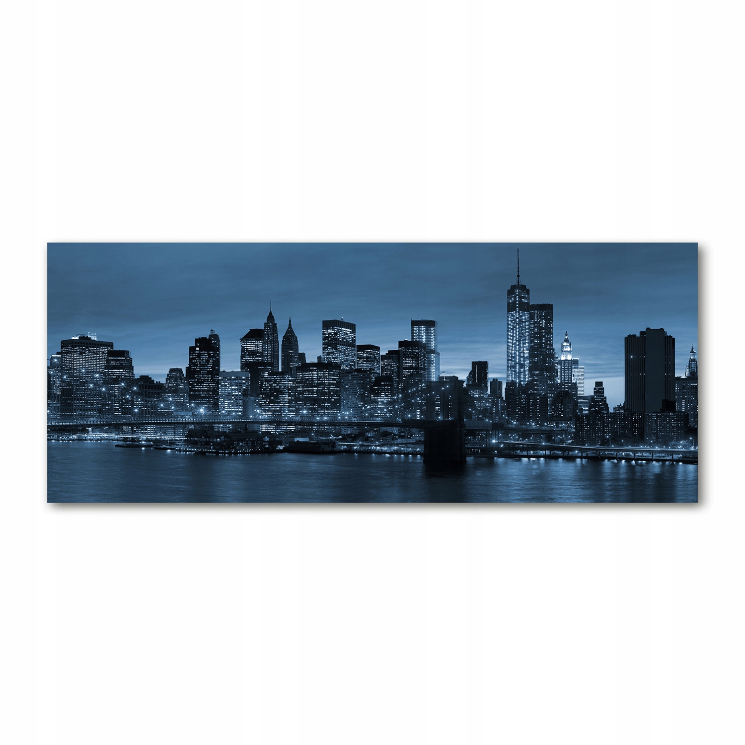 

Foto obraz akryl zdjęcie Nowy Jork nocą 125x50 cm