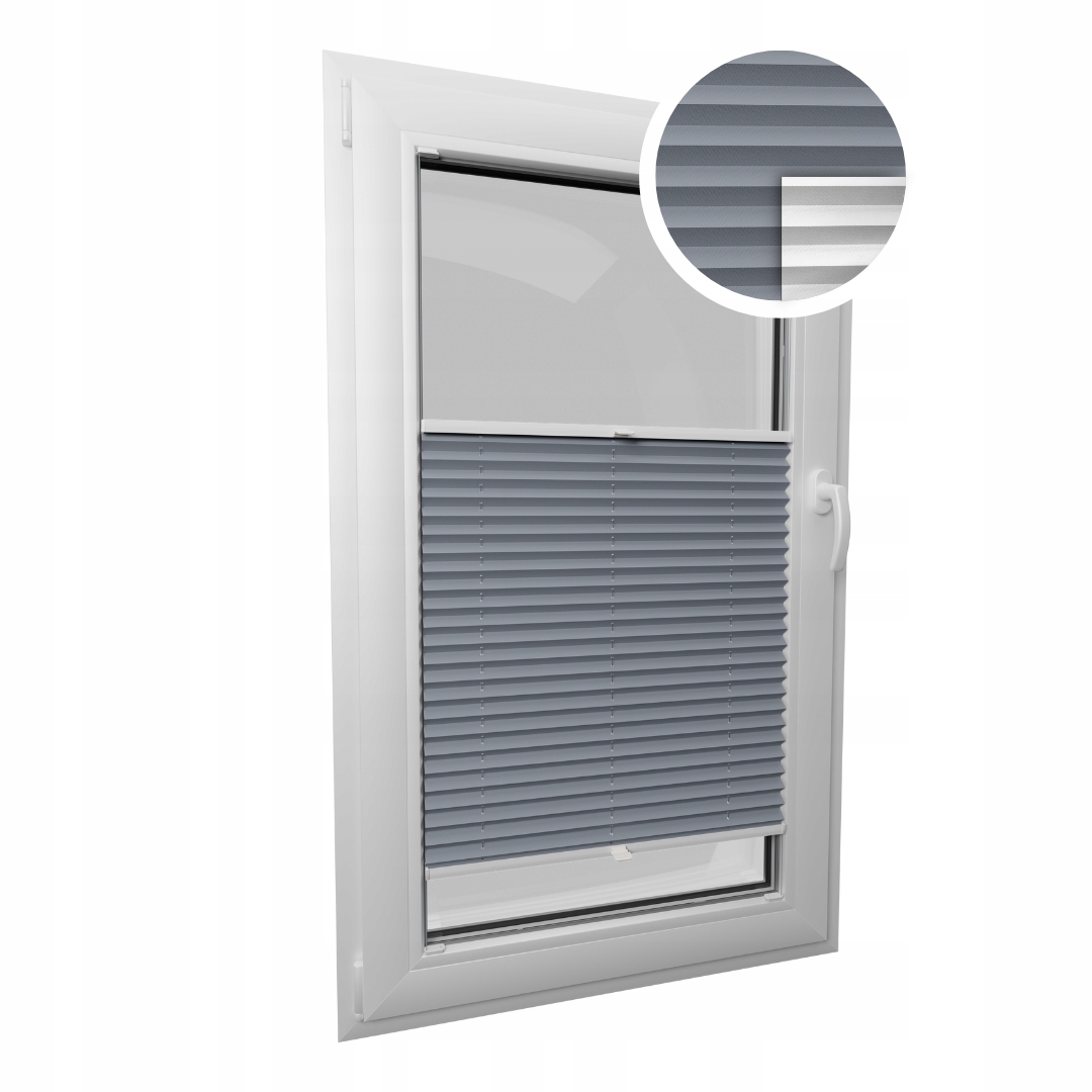 ROLETA PLISOWANA Plisy Żaluzje NA WYMIAR Termo Stopień zaciemnienia półzaciemniające