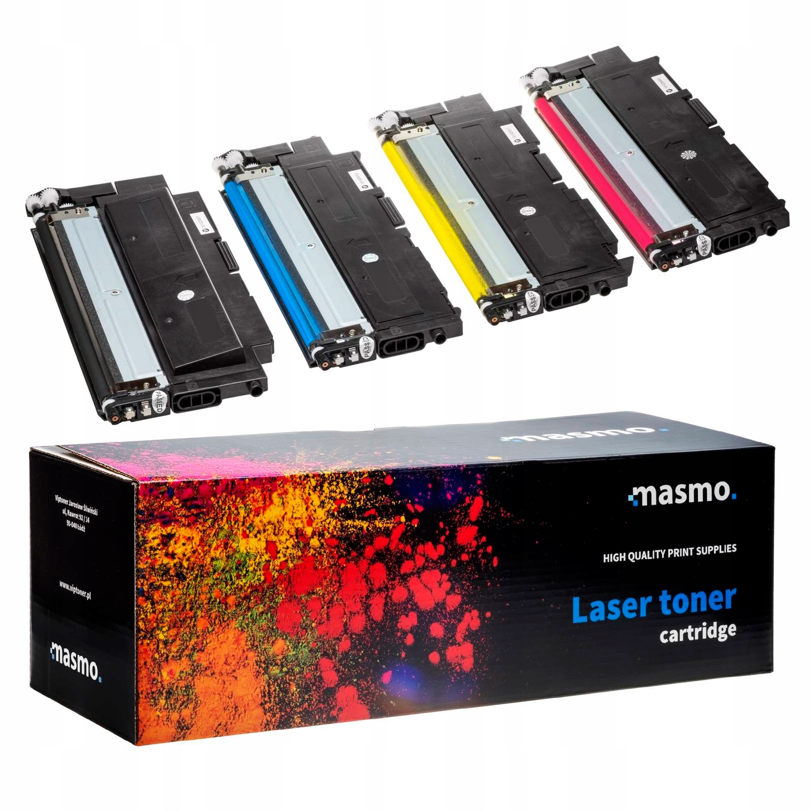 

Toner do Samsung C430W C480W C480FW CLT-K404S Cmyk