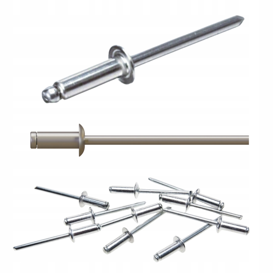Stalco Nity zrywalne aluminiowo stalowe 4,0 x 8 mm opakowanie 50 sztuk