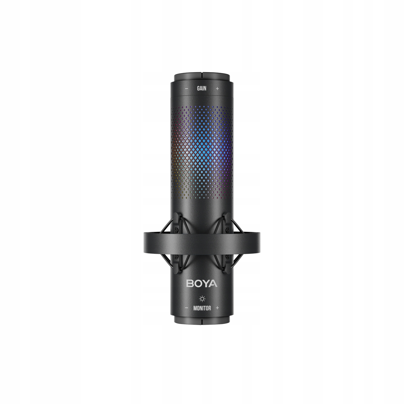 Mikrofon Gamingowy Boya K9 Studyjny Statyw Antywstrząsowy Usb Rgb Filtr Pop