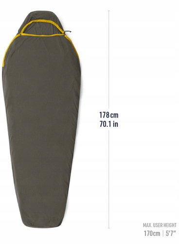 Vložka do spacáku Sea to Summit Reactor Midweight Short beluga
