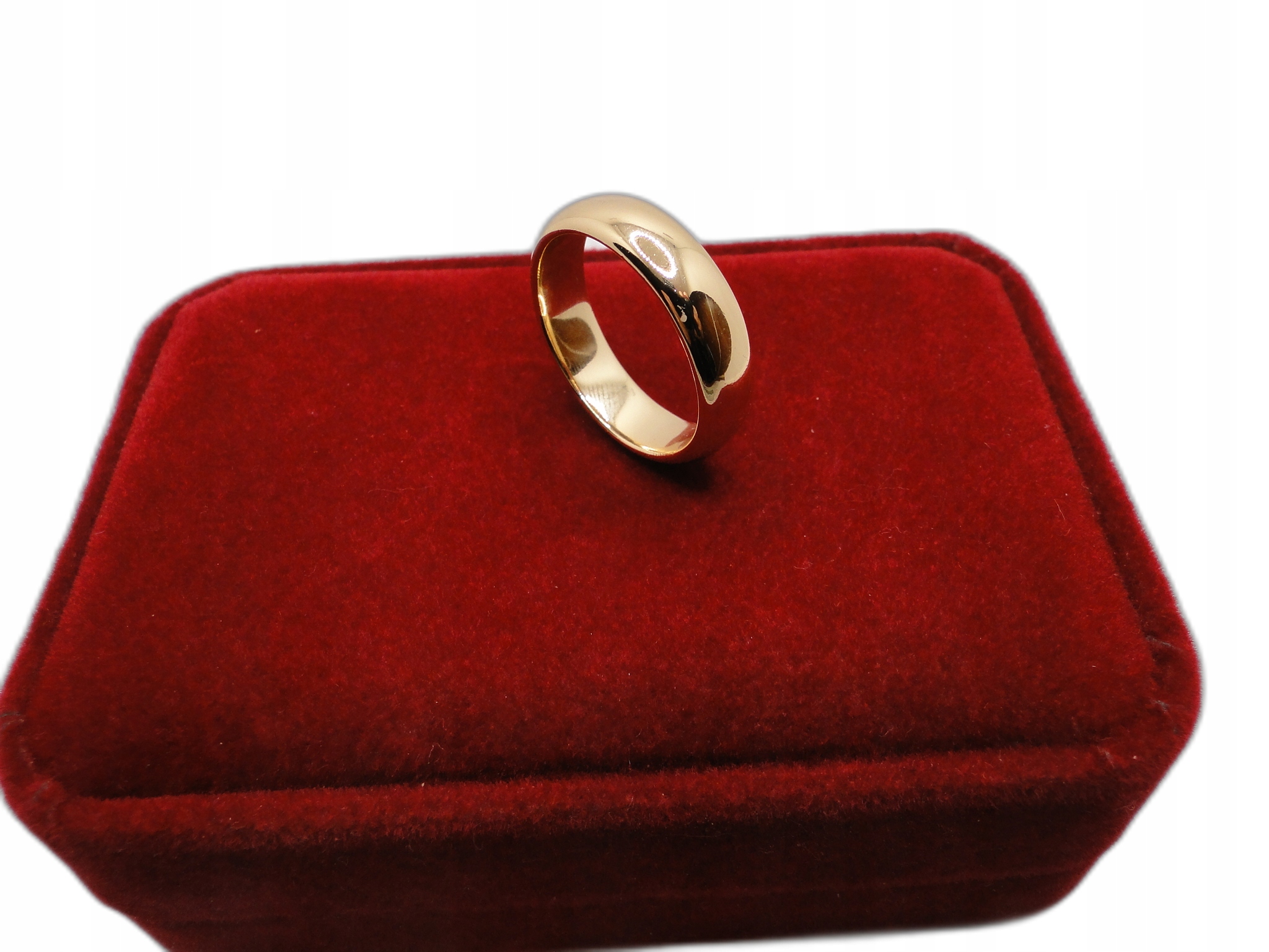 Złota Obrączka stal chirurgiczna r.22 Marka Inna marka