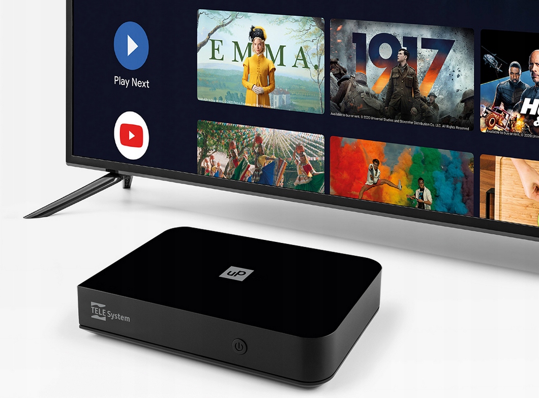 SMART BOX Android 12 DVBT2 4K TELE System LICENCJE ODTWARZACZ MULTIMEDIALNY Marka Telesystem