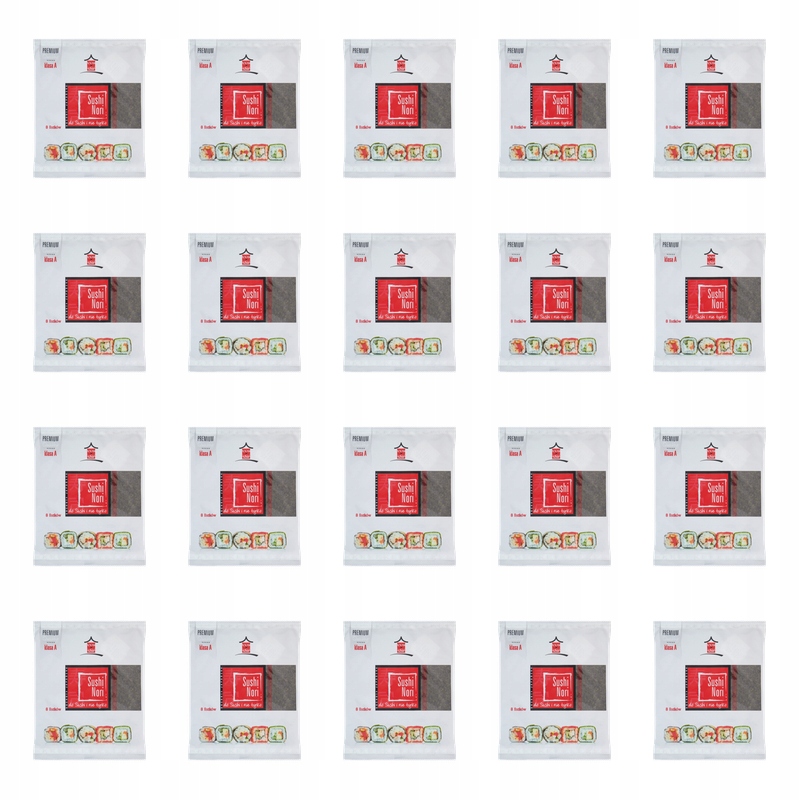 House Of Asia algi morskie premium liście 8 szt 22 g X20