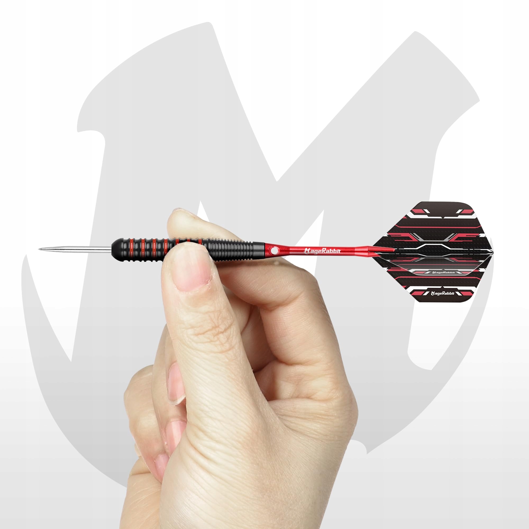 MAGERABBIT Zestaw Rzutki Stalowe 20g 12 Sztuk Aluminiowe Trzonki — miniatura 7