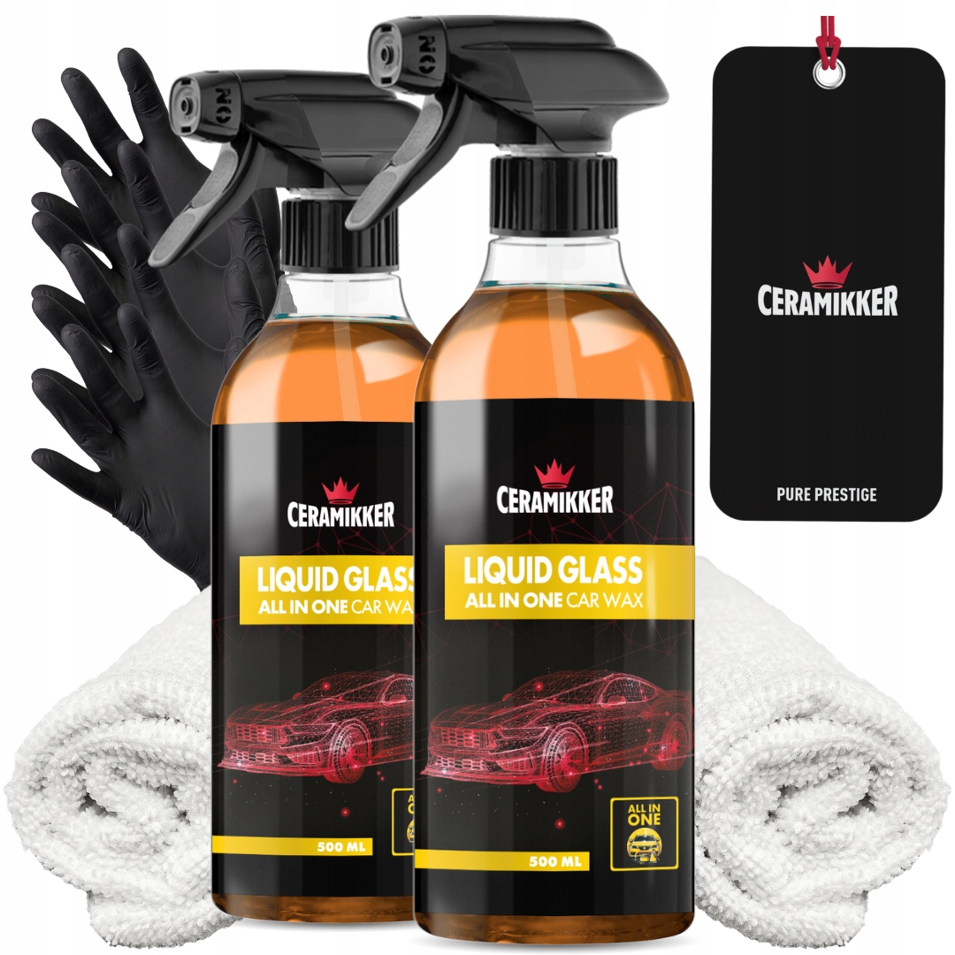 Liquid Glass Quick Detailer Leštidlo laku Tekuté sklo Ceramikker 2x