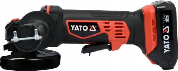 Yato Úhlová Bruska 18V, 125 MM, Sada 1X2AH, Nabíječka