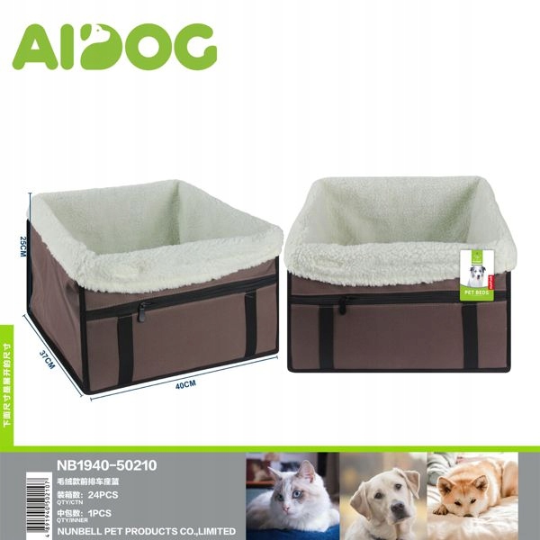 Levně Pohodlný přepravka do auta pro psa a kočku