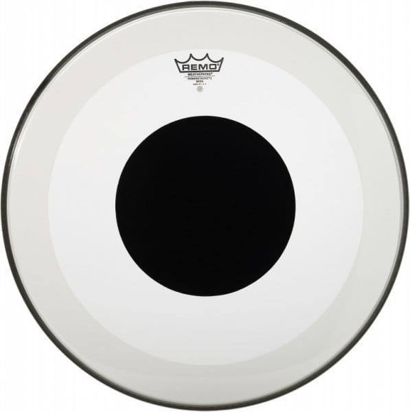 Remo Powerstroke 3 Clear Black Dot 22" Blána na basový buben