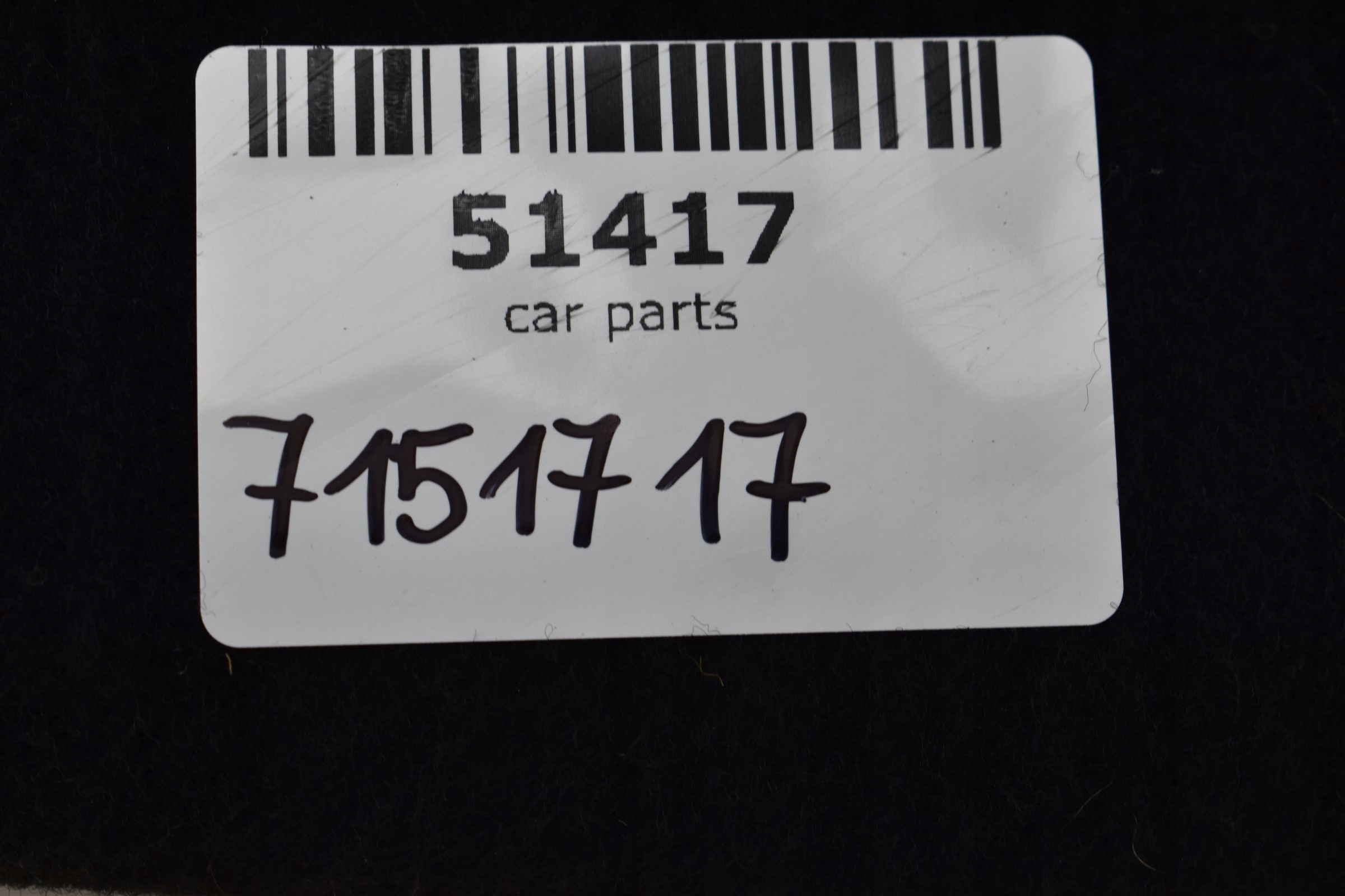 rear plato boot MINI R56 2007 7151717