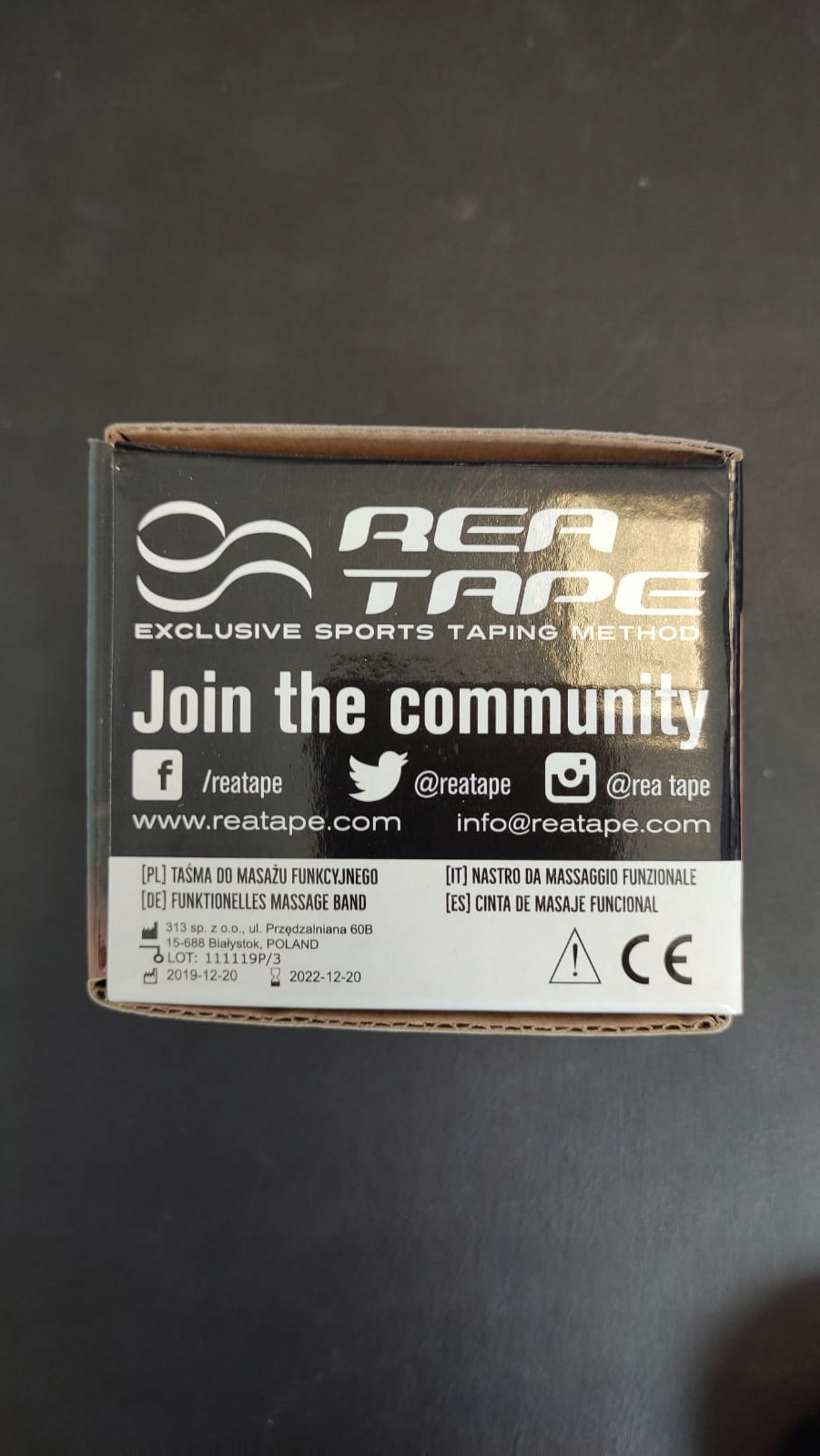 GUMA FLOSSBAND TAŚMA FLOSS BAND REA CZERWONA1,0MM Szerokość 50 mm