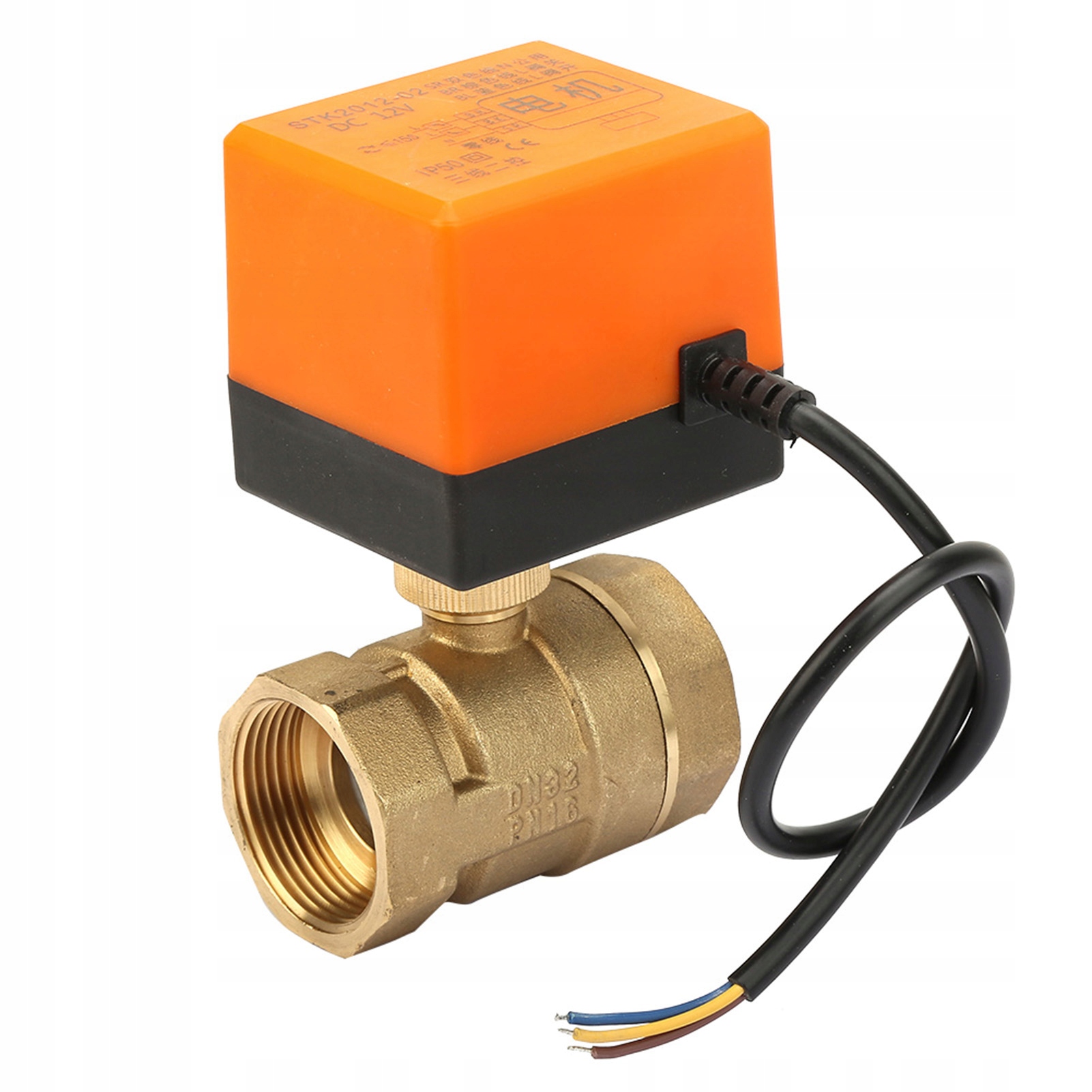 Elektroventil Kulový 1/4 palce s pohonem 12 V DN32 pohon vody voda