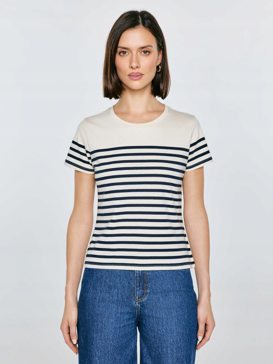 Big Star Tričko modro-béžové Norisa 403 XL