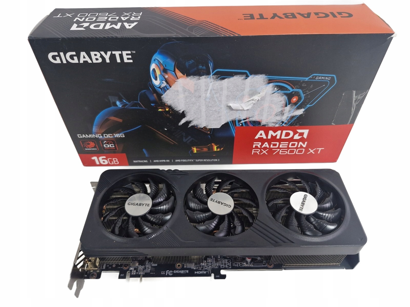 Видеокарта Gigabyte RX 7600 XT 16 ГБ