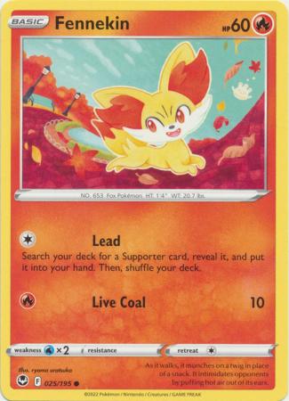 Fennekin 025/195 Common Pokemon