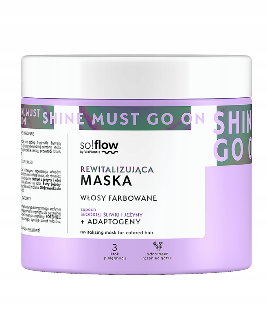 MASKA DO WŁOSÓW WŁOSY FARBOWANE 400ML SO!FLOW