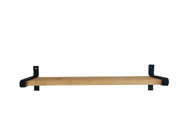 

Półka regał 70 cm z unikatowymi uchwytami Loft