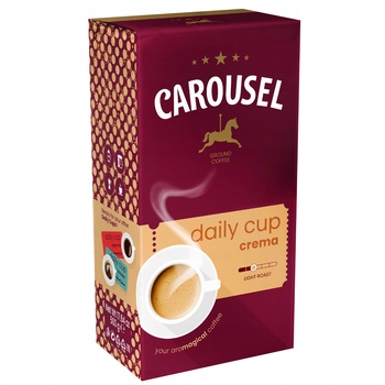 Levně Carousel Coffee Carousel Daily Cup Crema mletá káva 500g