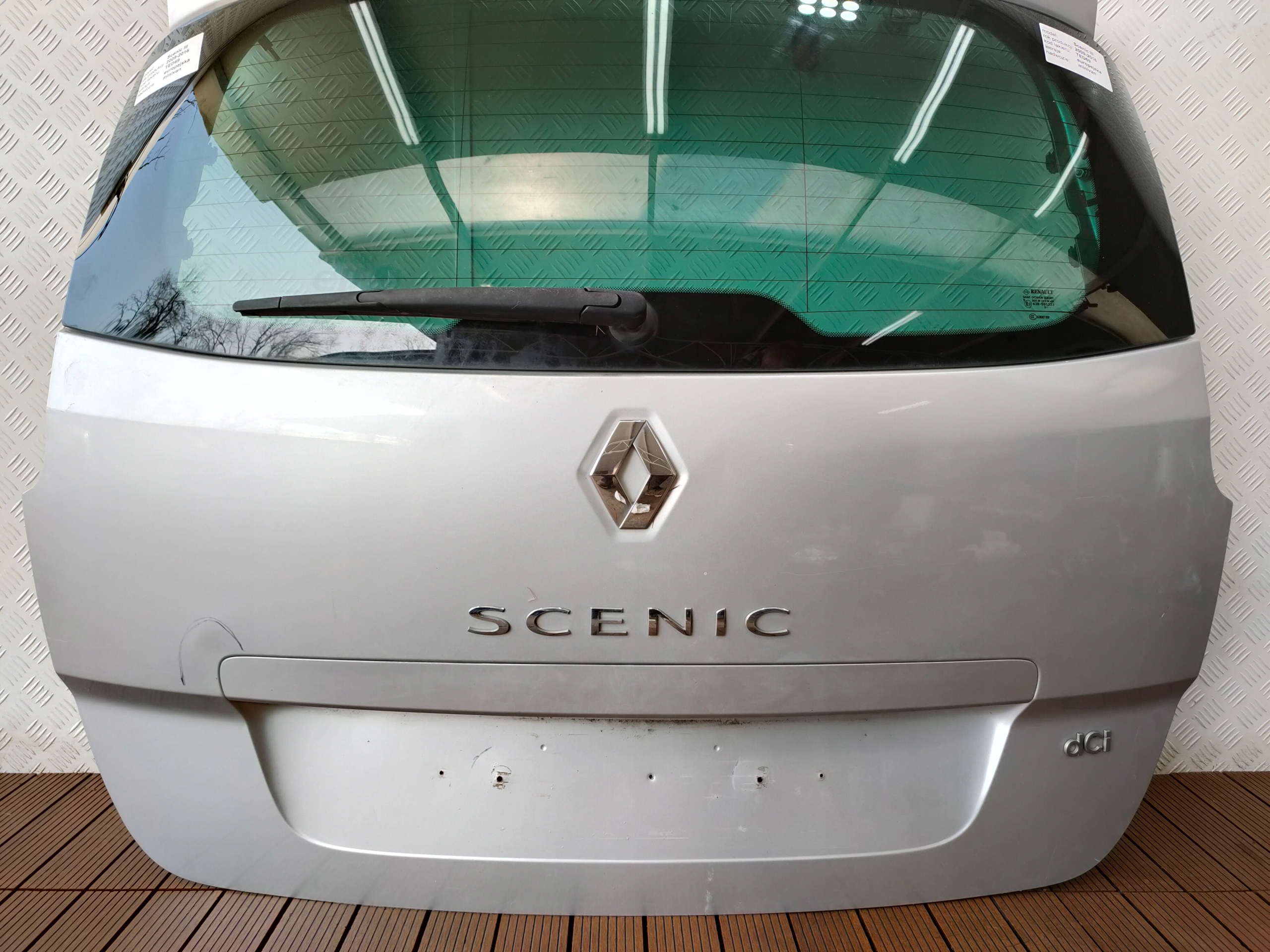 RENAULT GRAND SCENIC III 09-16 boot doors boot rear part TED69 OE