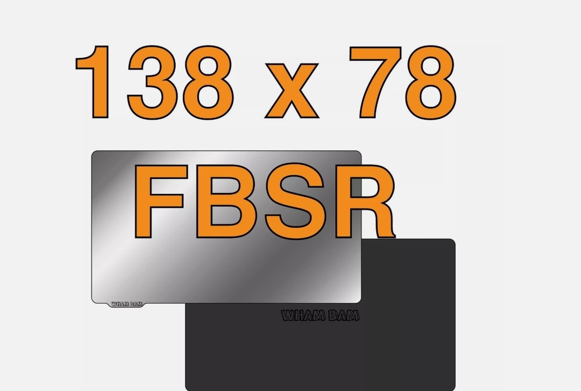 Wham Bam Flexible Build System 138 x 78 mm – flexibilní platforma pro 3D tisk