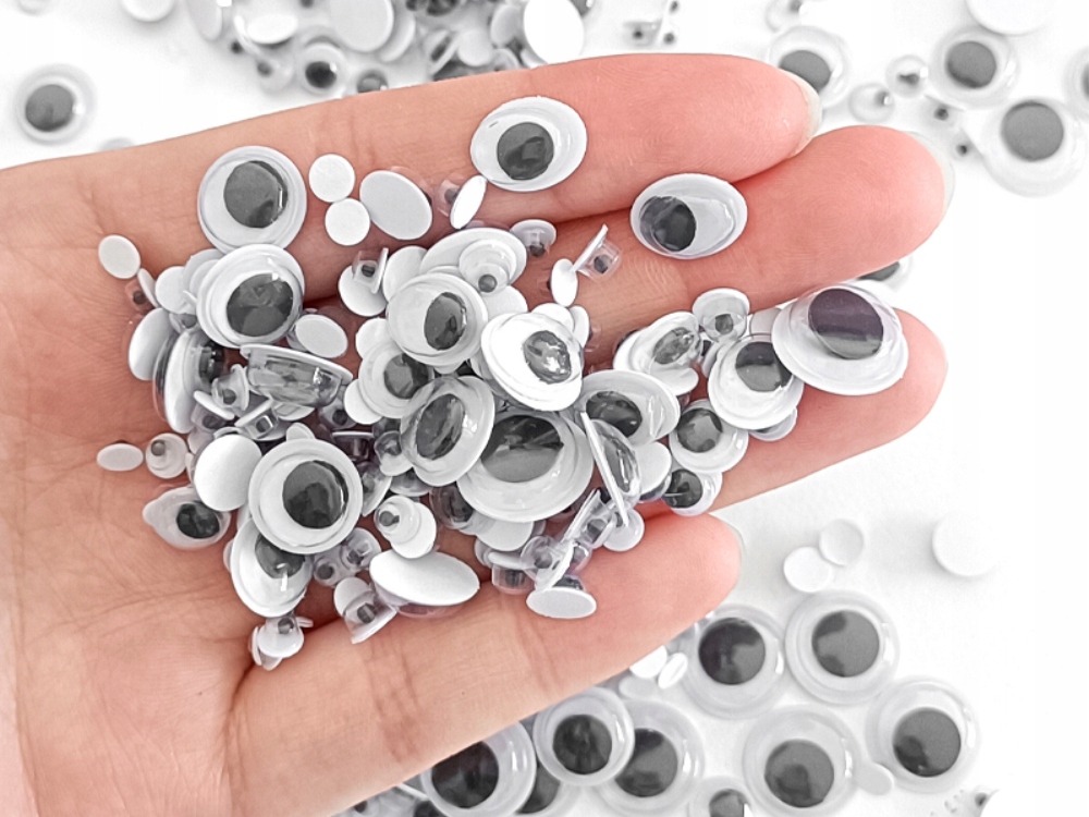 OCZKA SAMOPRZYLEPNE oczy ruchome MIX --- 800 sztuk Kod producenta oczka maskotek