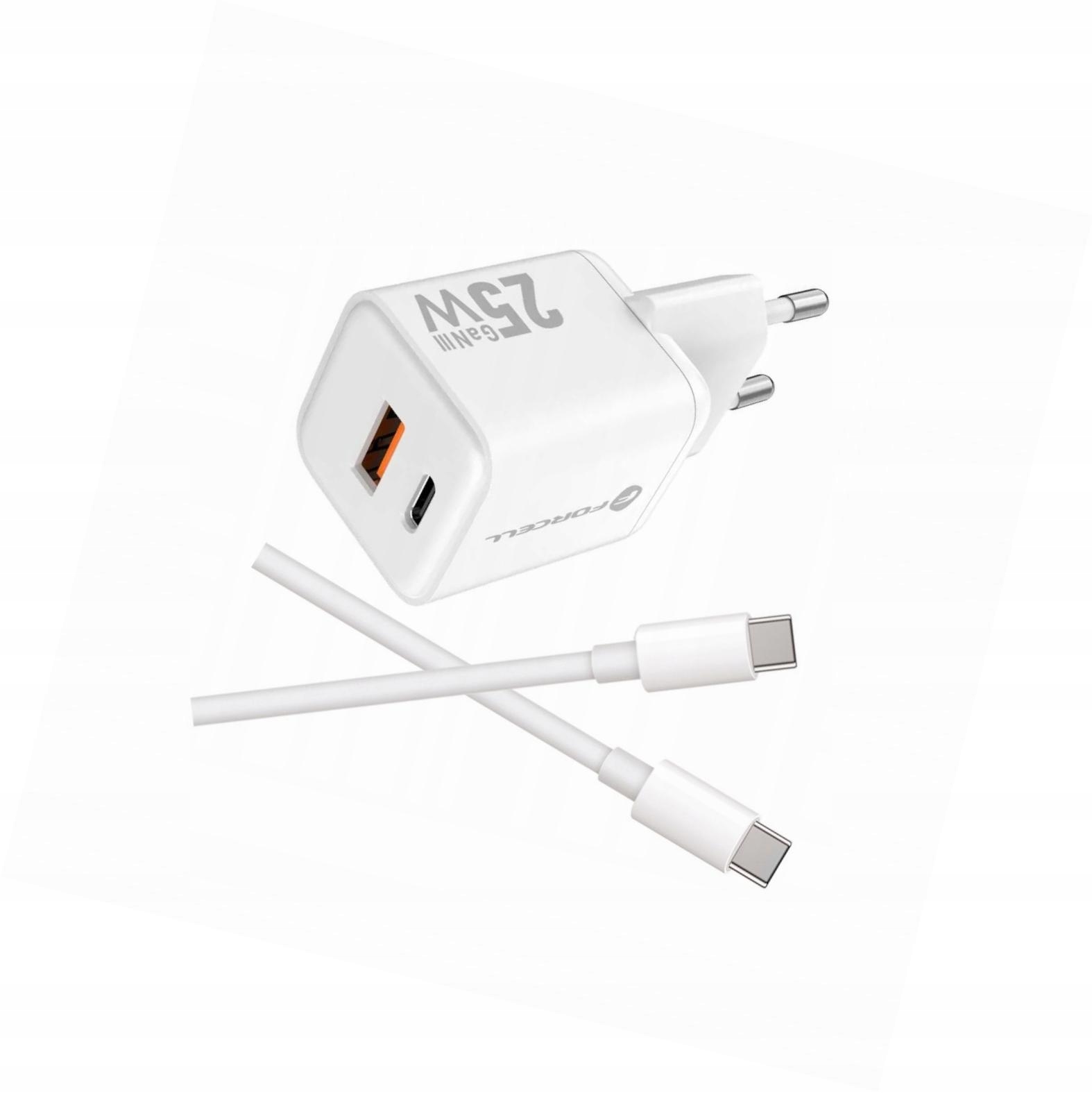 Szybka ładowarka Gan 25W 2 porty z kablem Usb-c do Xiaomi Mi 11 Lite