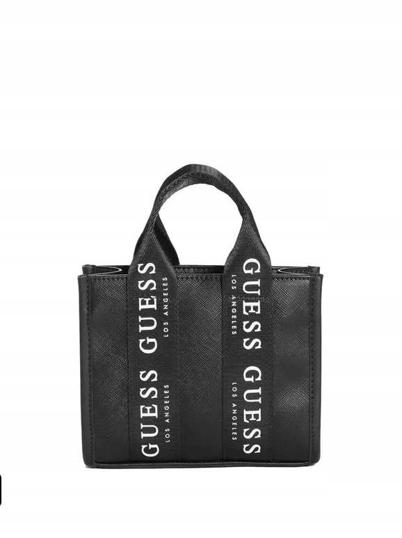 Guess dámská kabelka, crossbody Logo-Tape Mini černá