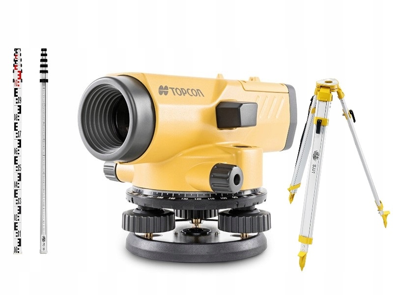 TOPCON AT-B3A NIWELATOR OPTYCZNY + ŁATA + STATYW