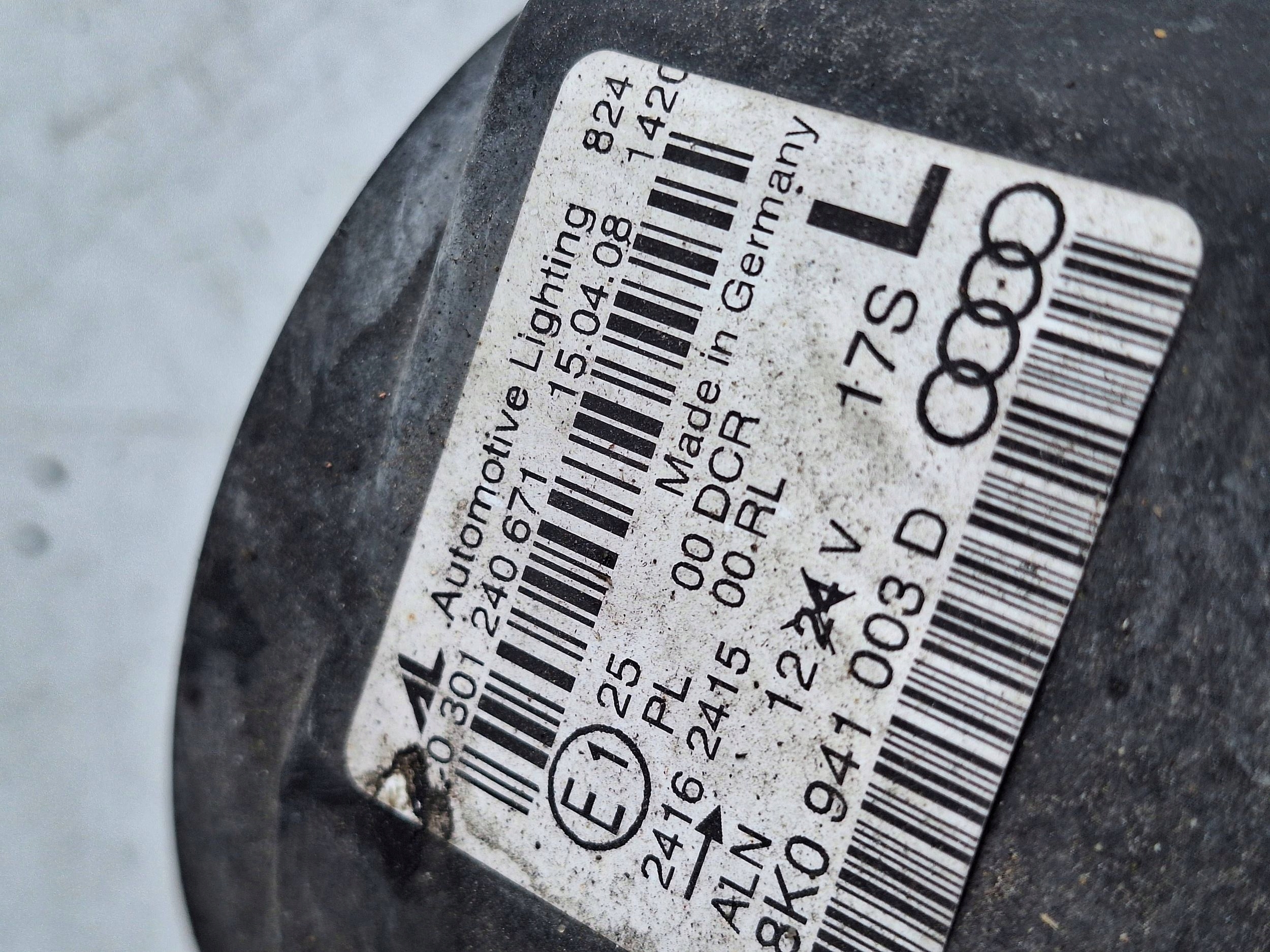 AUDI A4 B8 8K 08-11 light left XENON UK-ANGLIK 8K0941003D